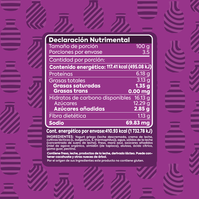 Frozen Boutique Helado Proteína Griego Moras 350 g