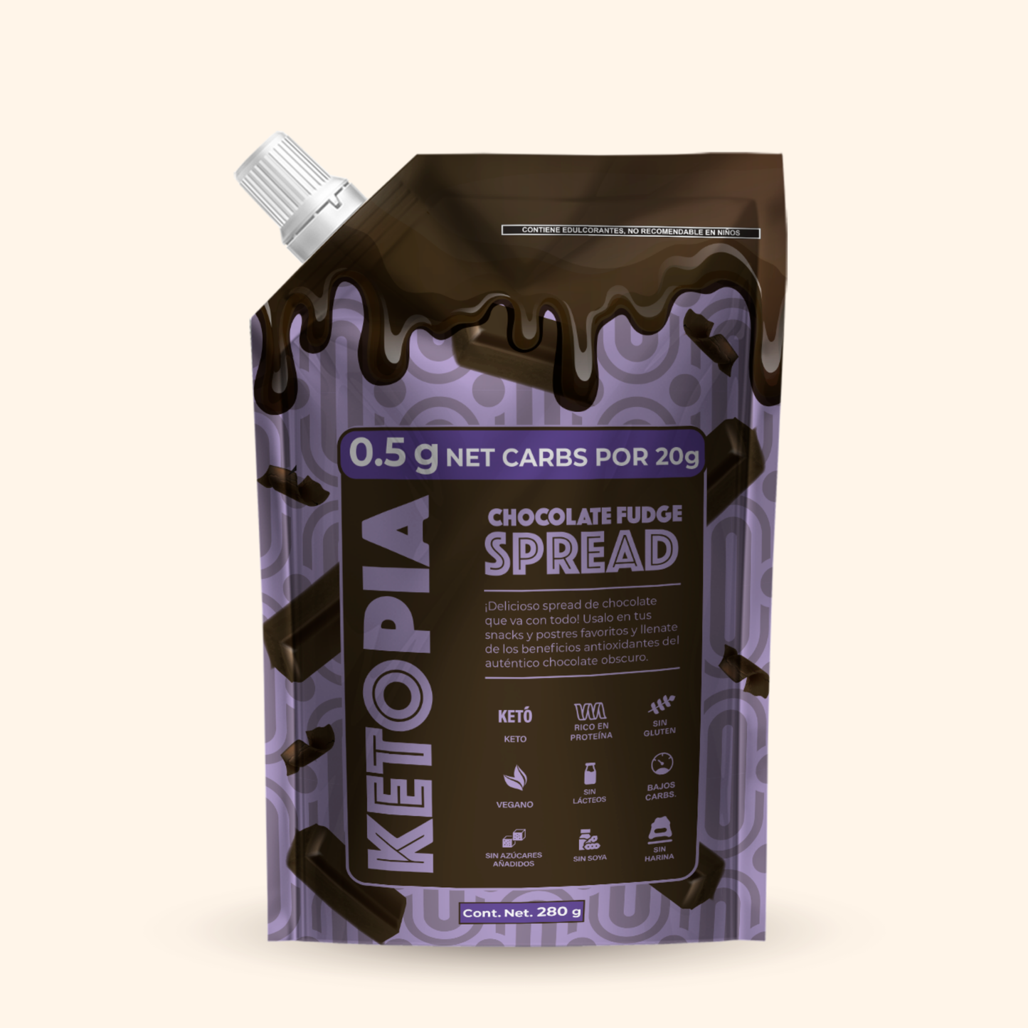 Ketopia Chocolate Fudge Spread 200g