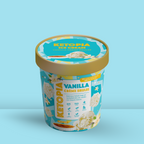 KETOPIA Helado Sin Azúcar Keto Artesanal Vanilla Crème Brulee 370g - Frozen-Boutique