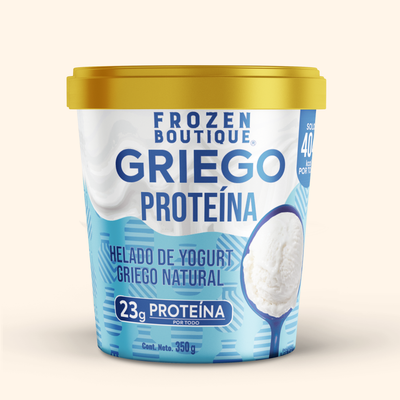 Frozen Boutique   Helado Proteína Griego  Natural 350 g