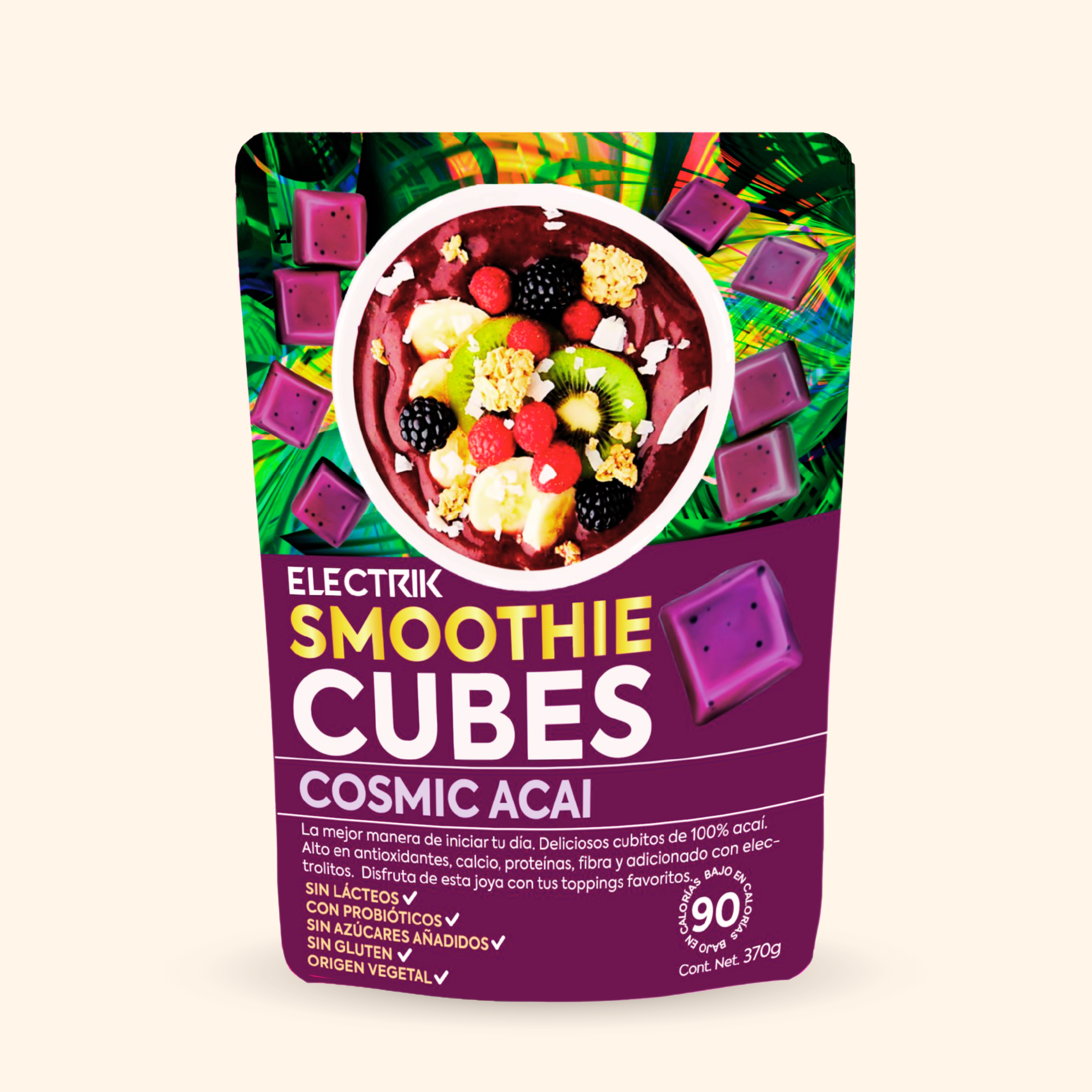 ELECTRIK Smoothie cubes Cosmic Acai 255g