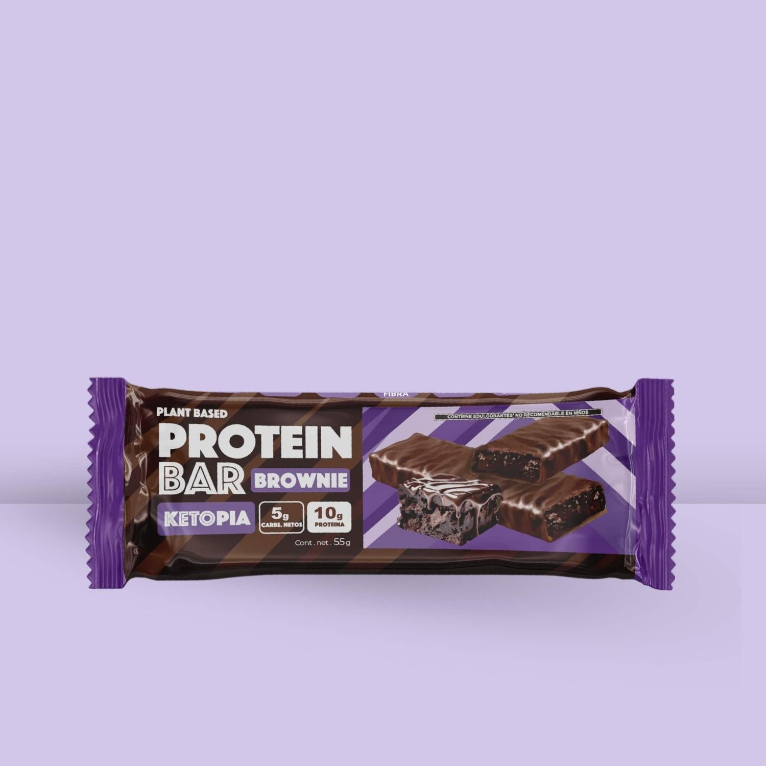 KETOPIA  Barra de Proteína Keto Brownie 55g - Frozen-Boutique