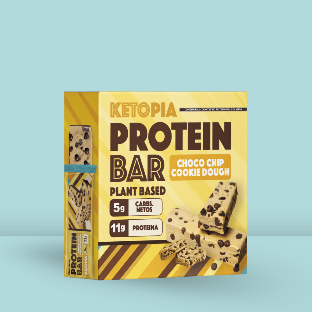 KETOPIA Barras de Proteina Keto De proteina Cookie Dough - PACK 6 - Frozen-Boutique