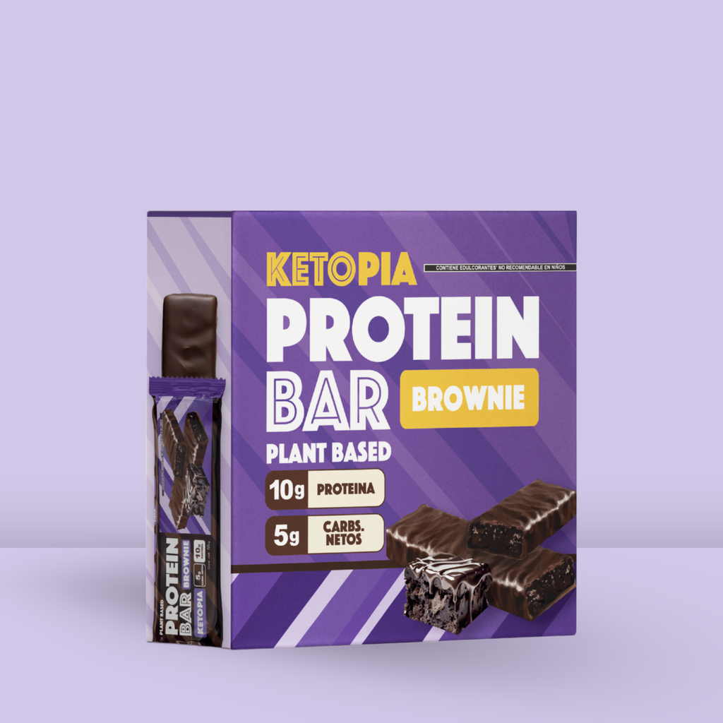 KETOPIA Barras de Proteina keto de proteina Brownie - 6 PACK - Frozen-Boutique