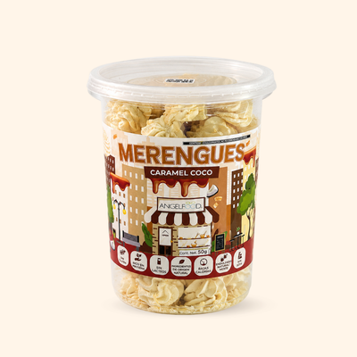 AngelFood Merengues de Caramelo y Coco 50g