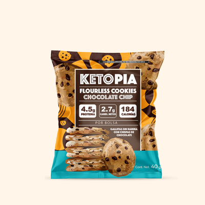 Ketopia Galletas sin harina con chispas de chocolate snack 40 g