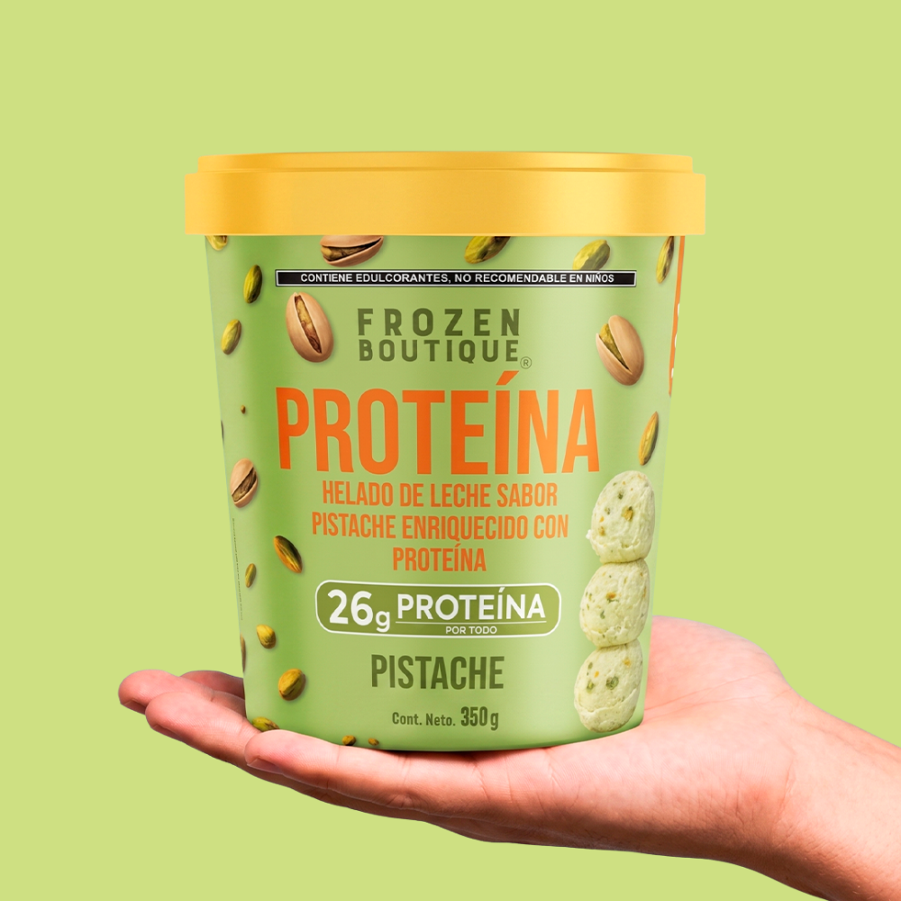 Frozen Boutique  Helado Proteína Pistache  350 g
