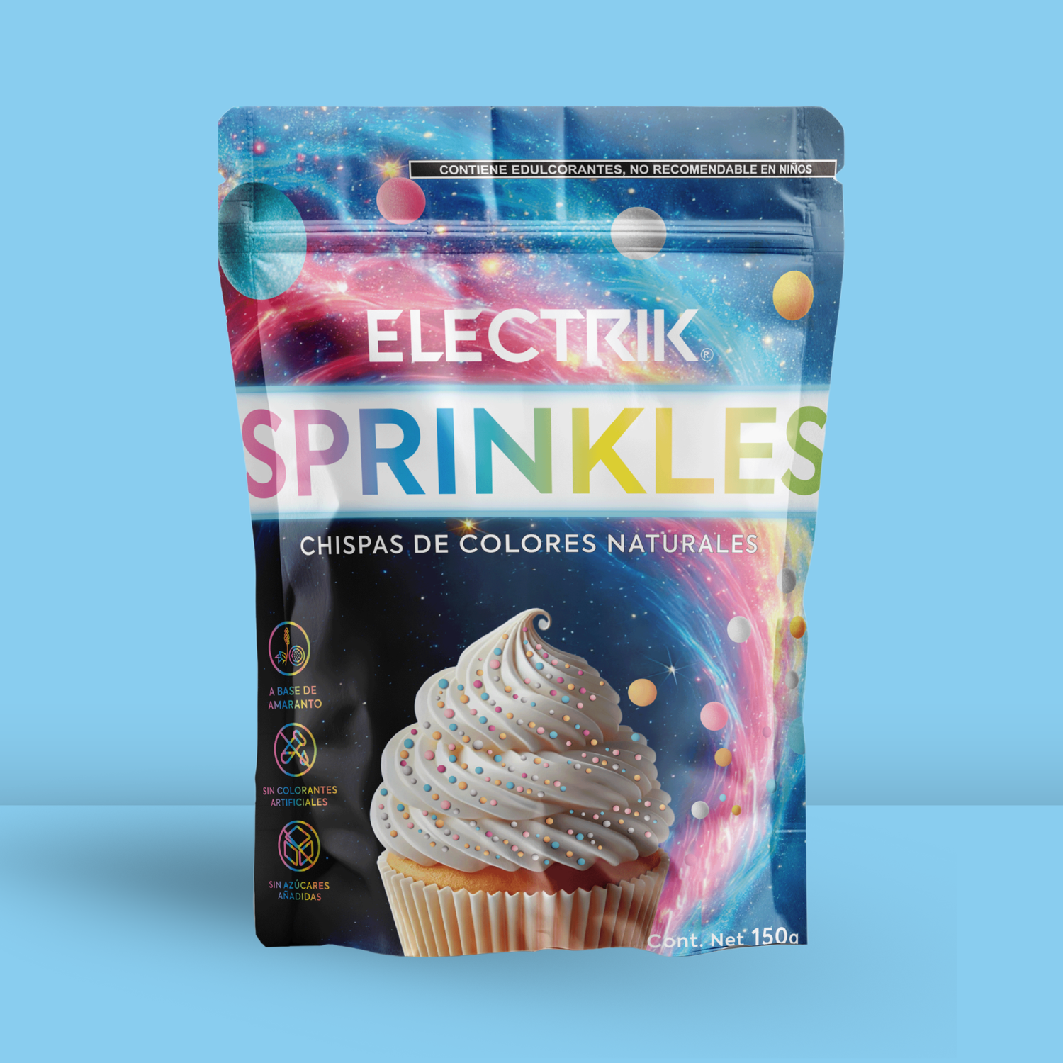 ELECTRIK Sprinkles Grageas de Amaranto Veganos  150g - Frozen-Boutique