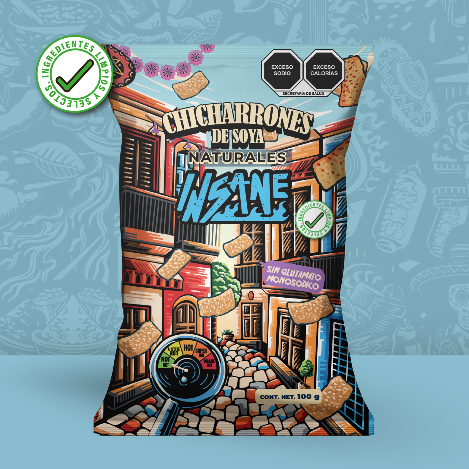 Chicharrones Naturales (100g) - Frozen-Boutique