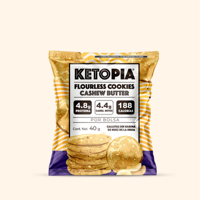 Ketopia Galletas cashew butter snack 40 g
