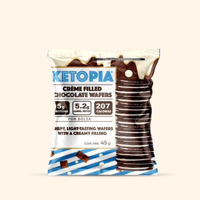 Ketopia Créme Filled Wafers Chocolate Wafer 45g