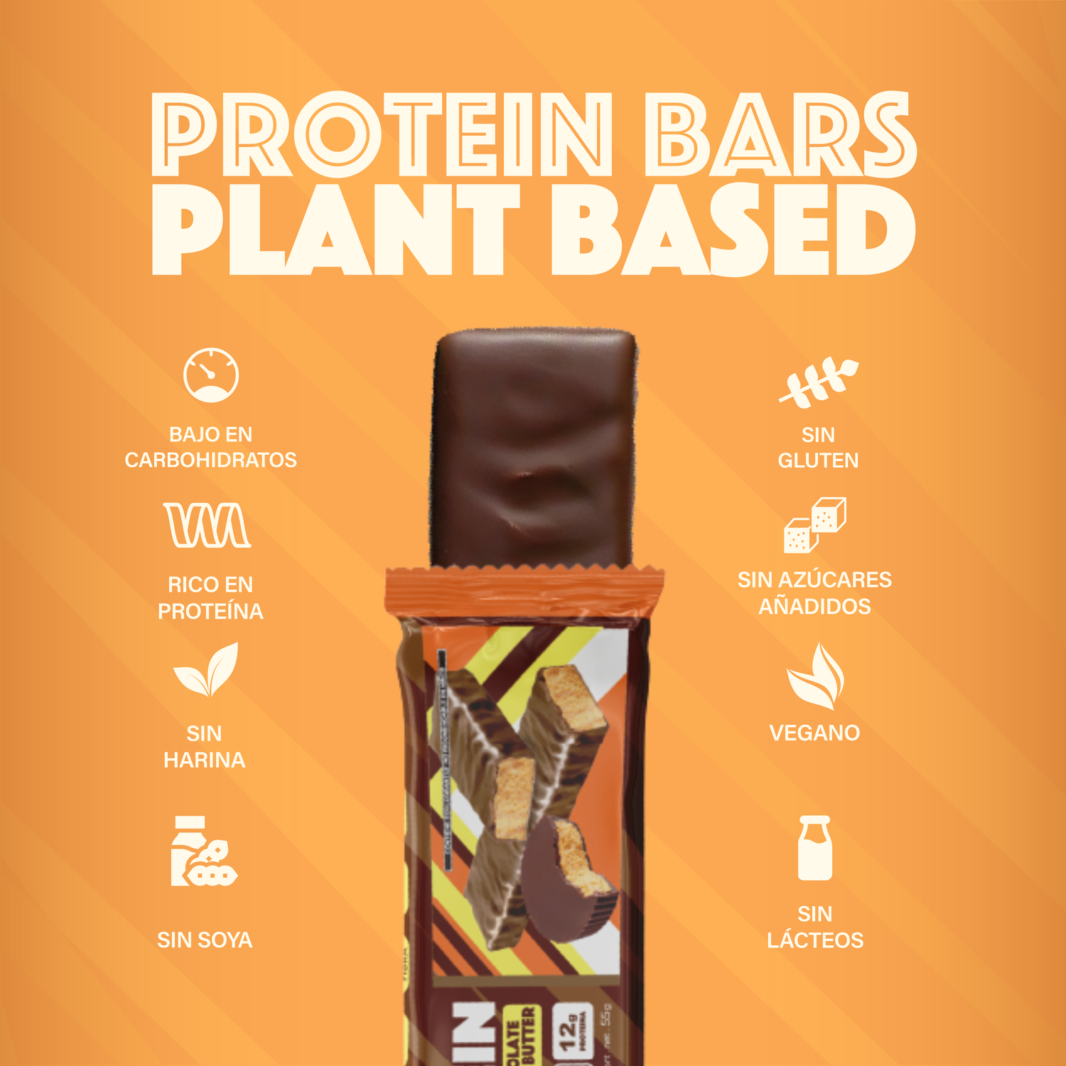 KETOPIA Barra de Proteína Keto Peanut Butter 55g - Frozen-Boutique