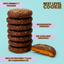 KETOPIA  Galletas Sin Harina Cubiertas de Chocolate Keto Coconut Almond Joy  100g - Frozen-Boutique