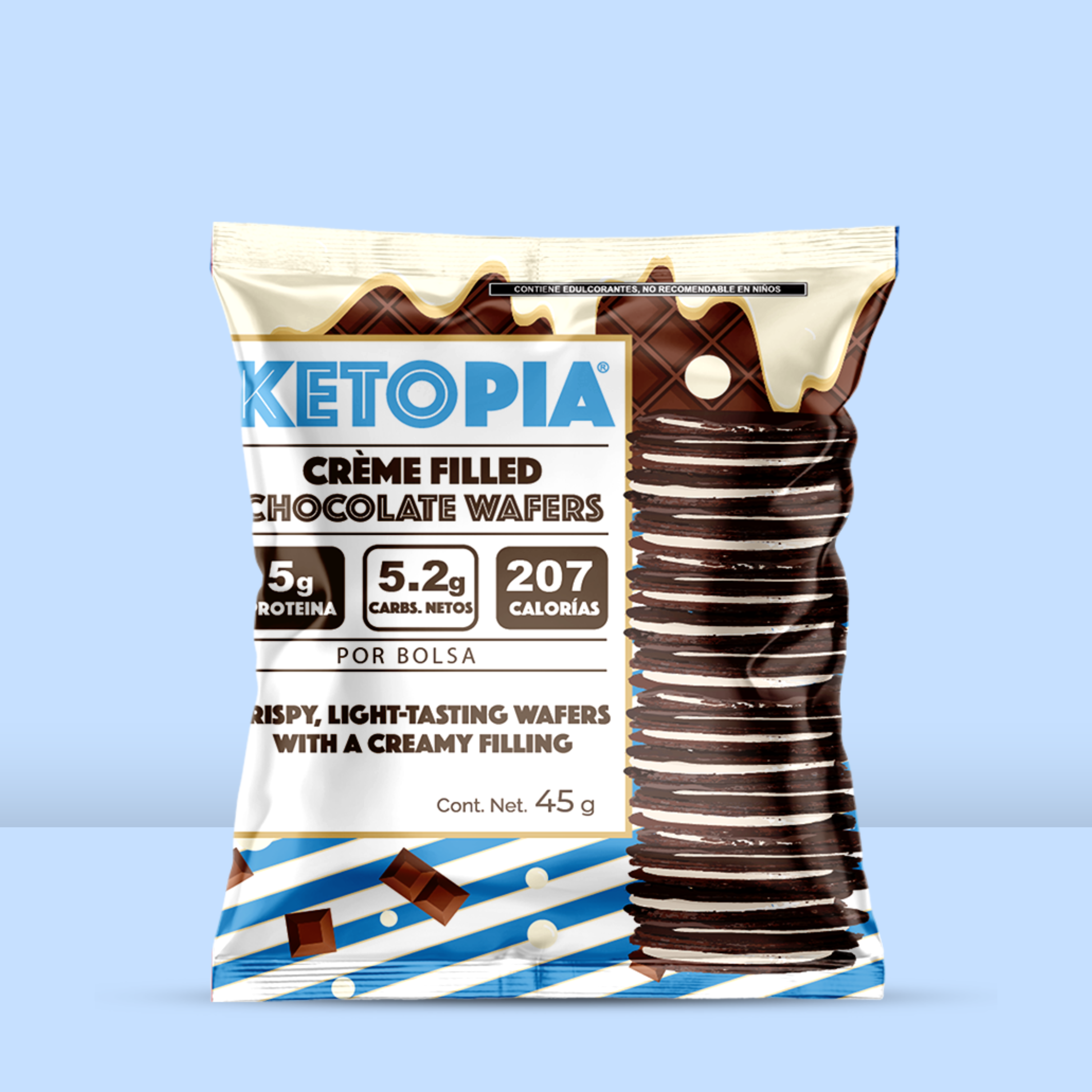 Créme filled wafers chocolate wafer 45g