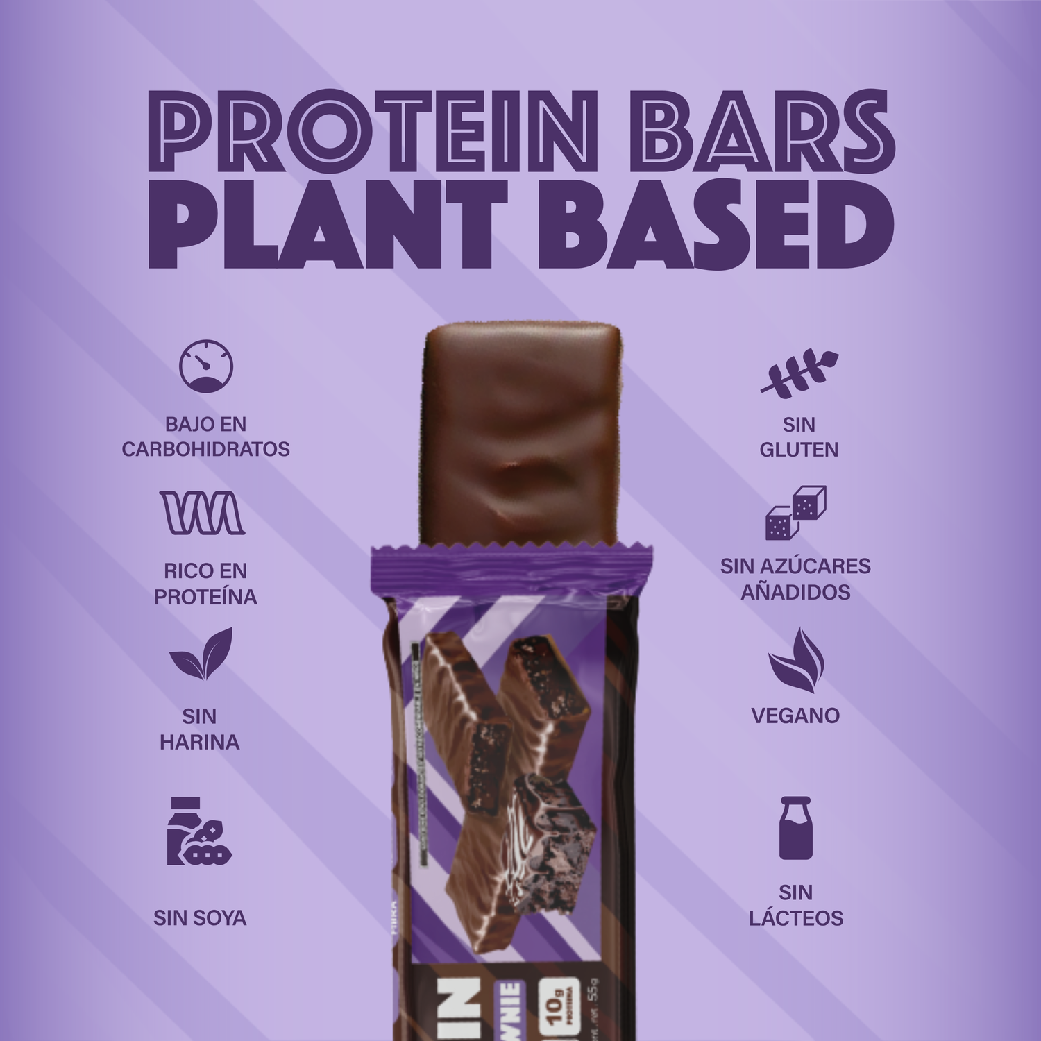 KETOPIA  Barra de Proteína Keto Brownie 55g - Frozen-Boutique