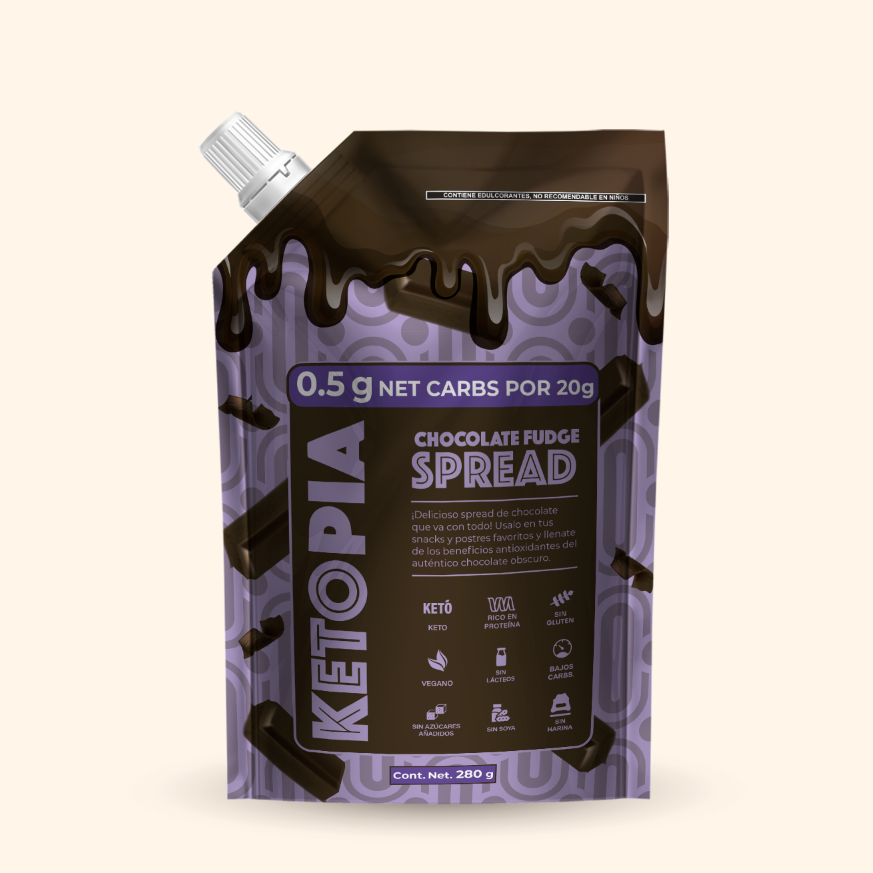Ketopia Chocolate Fudge Spread 200g