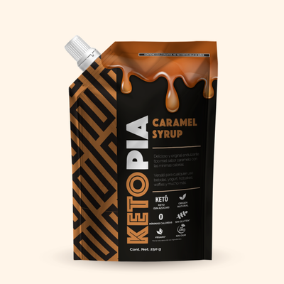 Ketopia Syrup Caramel Keto Líquido  250g