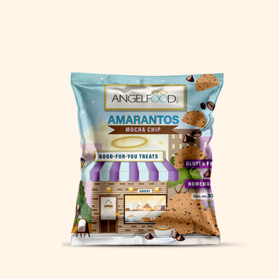 Angelfood Amarantos Snack Mocha chip 30g