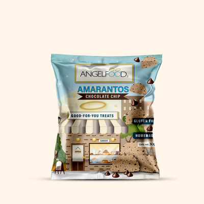 Angelfood Amarantos Snack Chocolate chip 30g