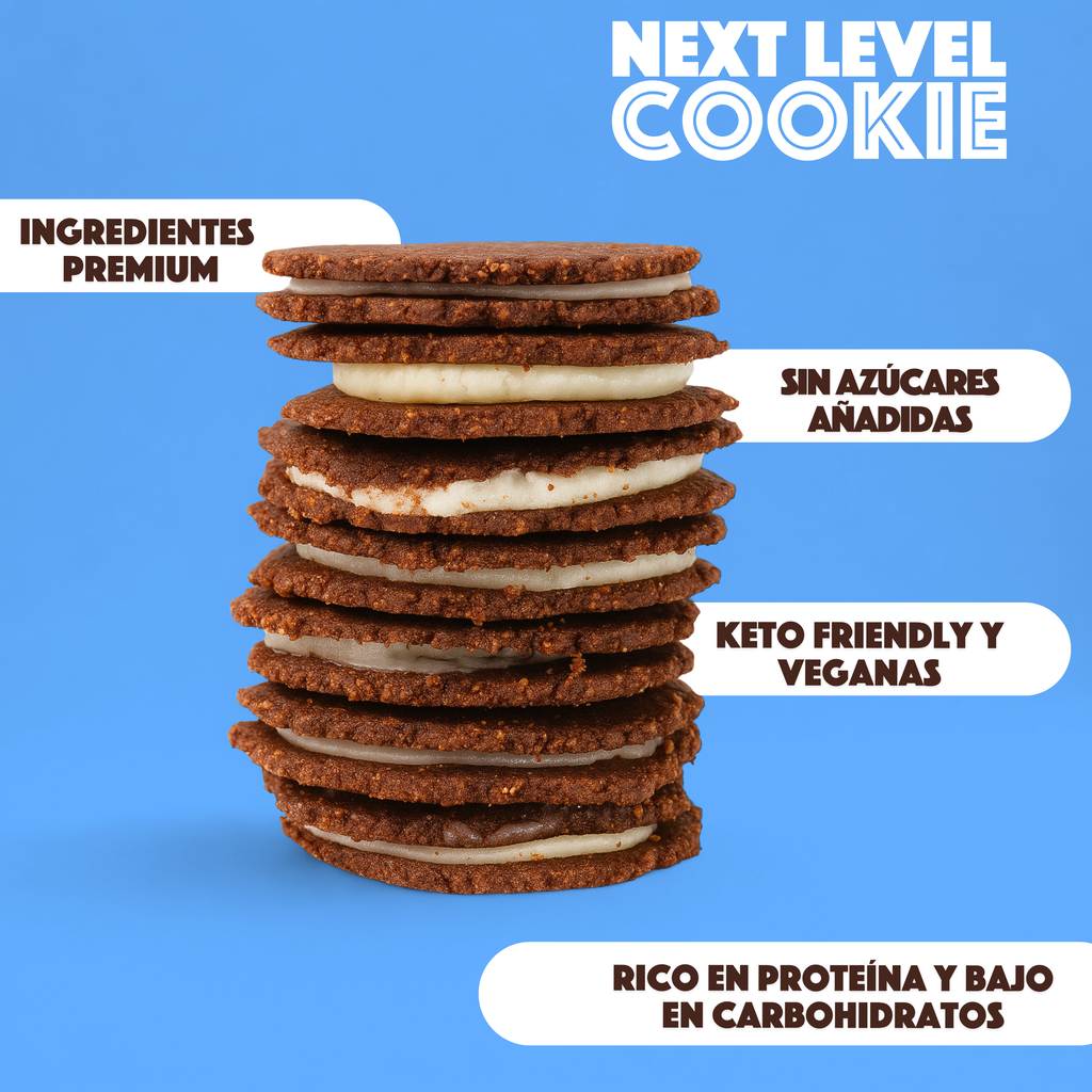 KETOPIA Galletas Sin Azúcar Keto Sandwich Chocolate Wafer 110g - Frozen-Boutique