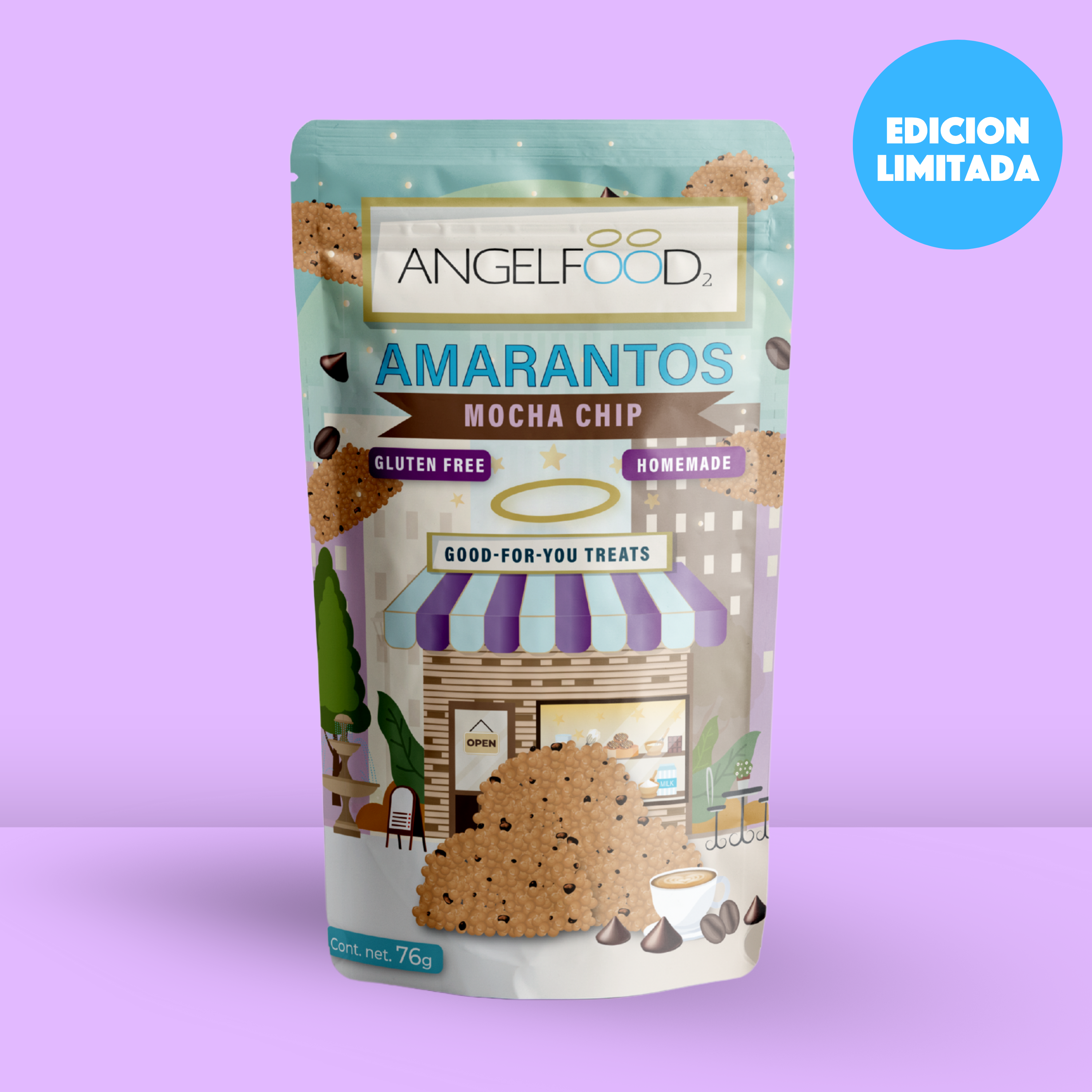 ANGELFOOD Amarantos Mocha Chip 76g - Frozen-Boutique