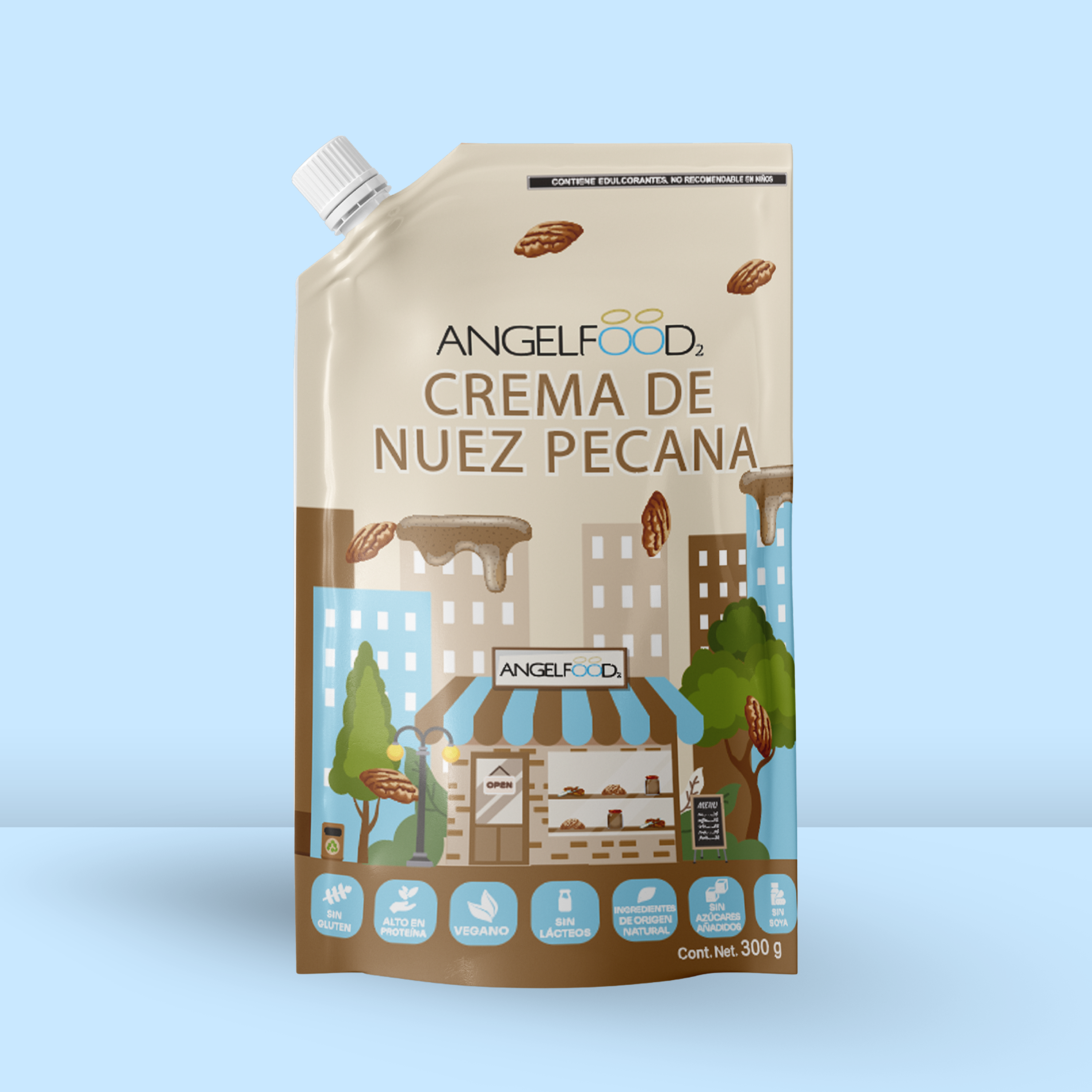 Angelfood - crema de nuez pecana 300g