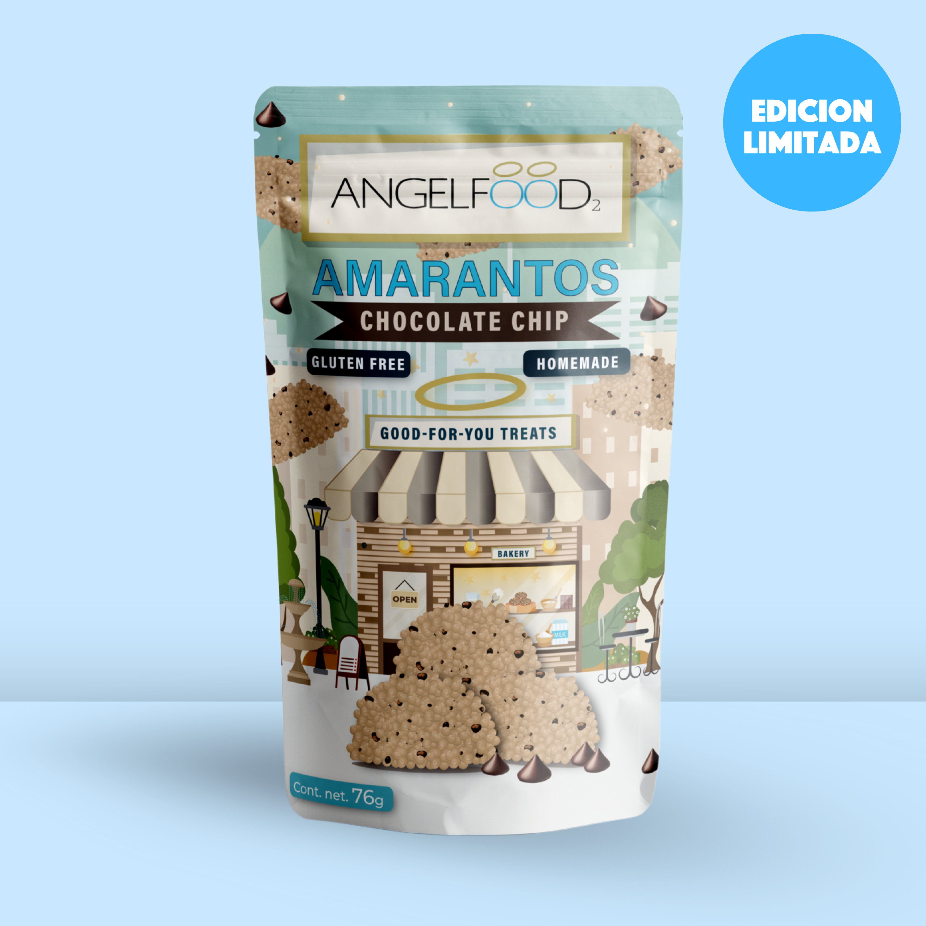 ANGELFOOD Amarantos chocolate Chip 76g - Frozen-Boutique