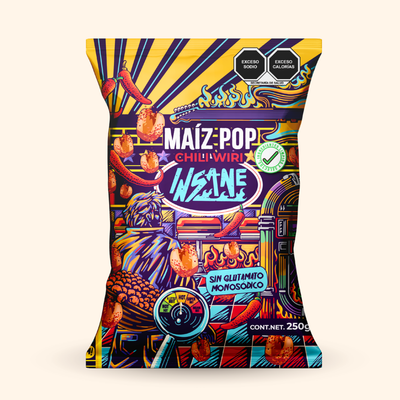 Insane Maíz Pop Inflado Chili Wiri  250g