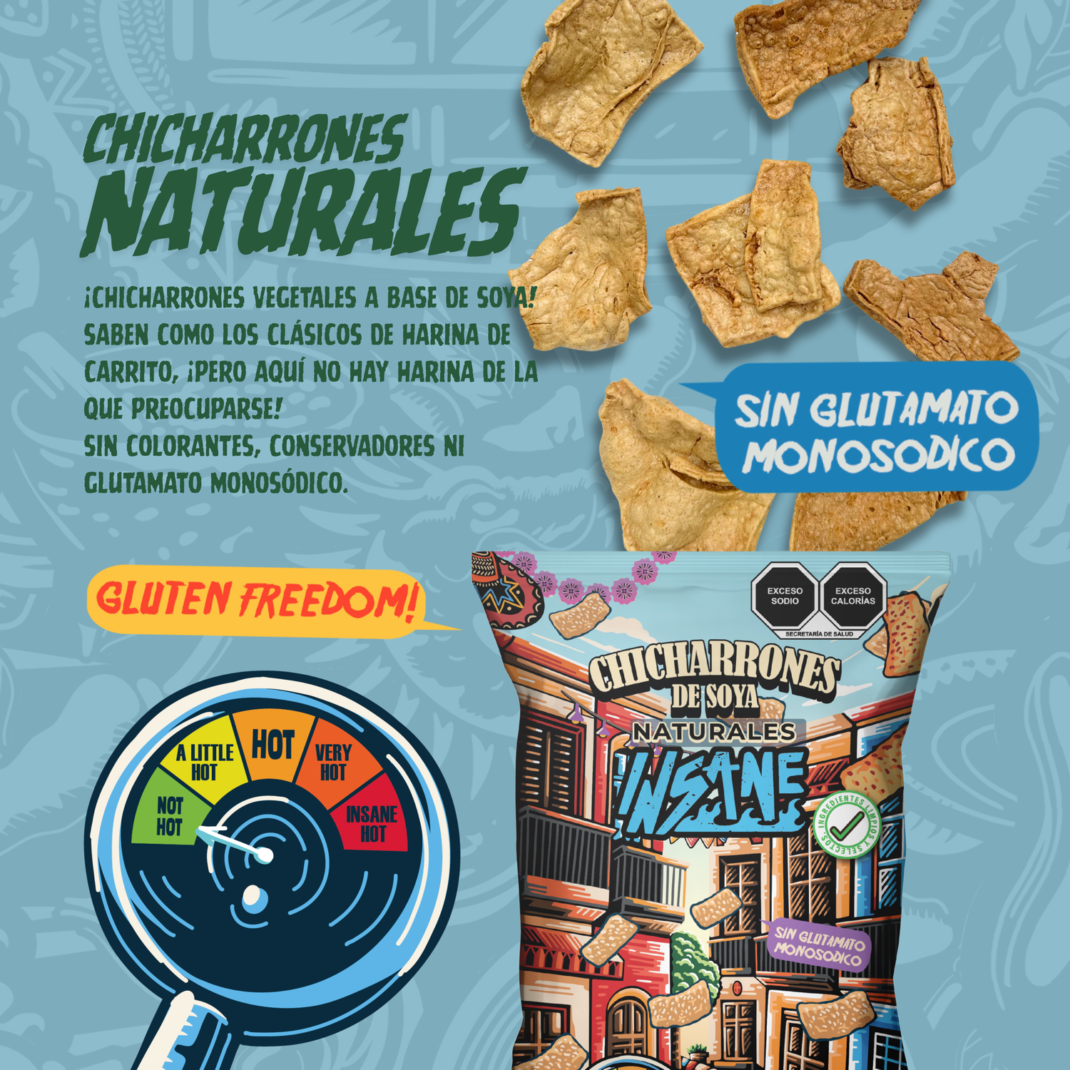 Chicharrones Naturales (100g) - Frozen-Boutique