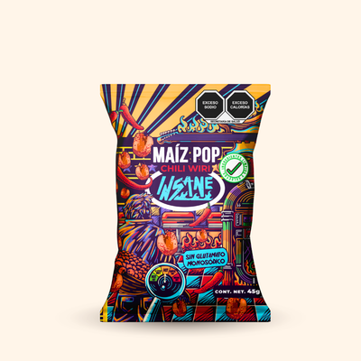 Insane Maíz Pop Chili Wiri  45g