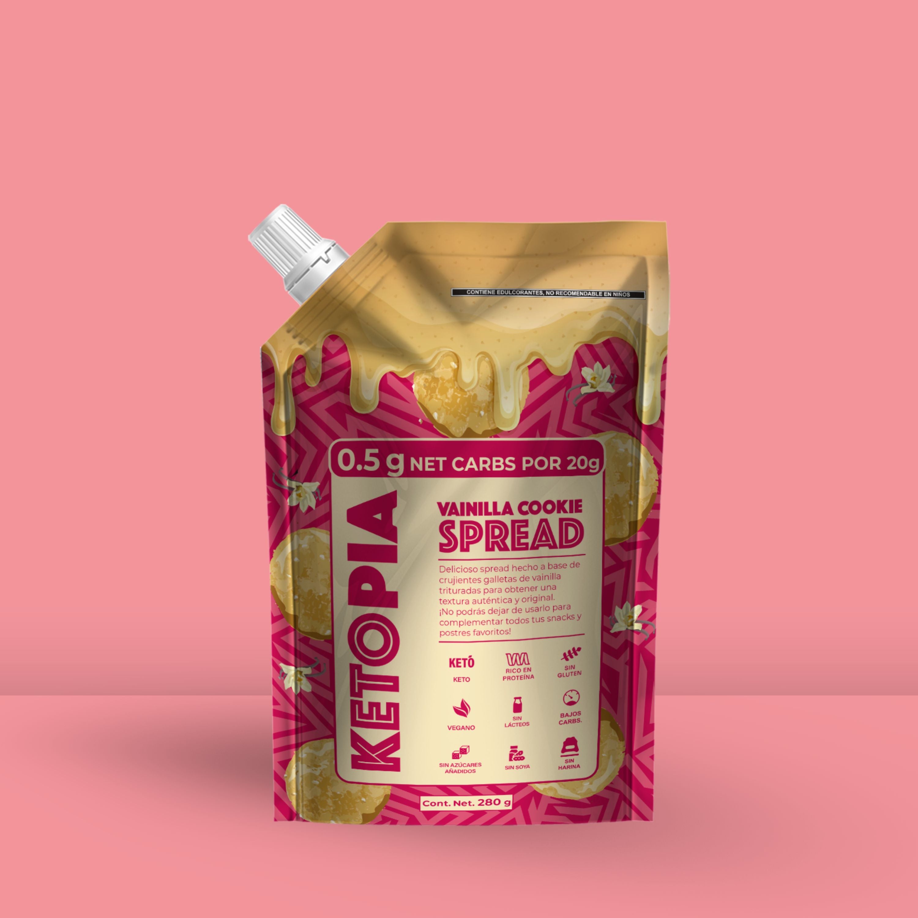 Ketopia Spread Vainilla Cookie 200g
