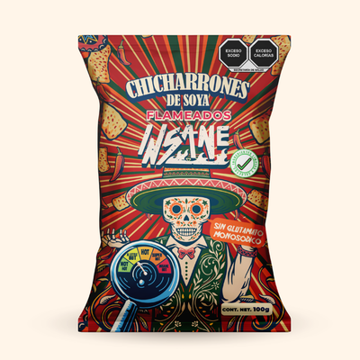 Insane Chicharrones de Soya Flameados 100g