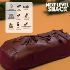 KETOPIA- pastelillos rellenos de fresa  y crema cubiertos en chocolate-110g