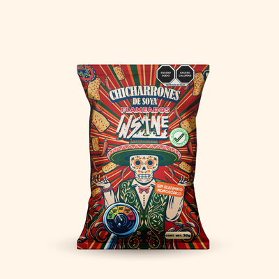 Insane Chicharrones de Soya Flameados 30G