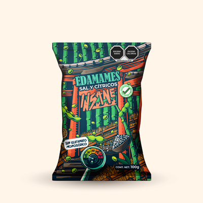 Insane Edamames Sal y Cítricos  100 g