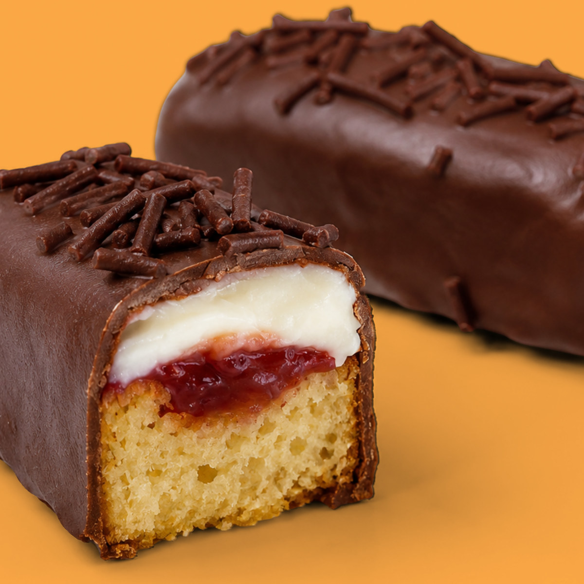 Ketopia Pastelitos rellenos de fresa y crema cubiertos en chocolate 110g - 4 pack