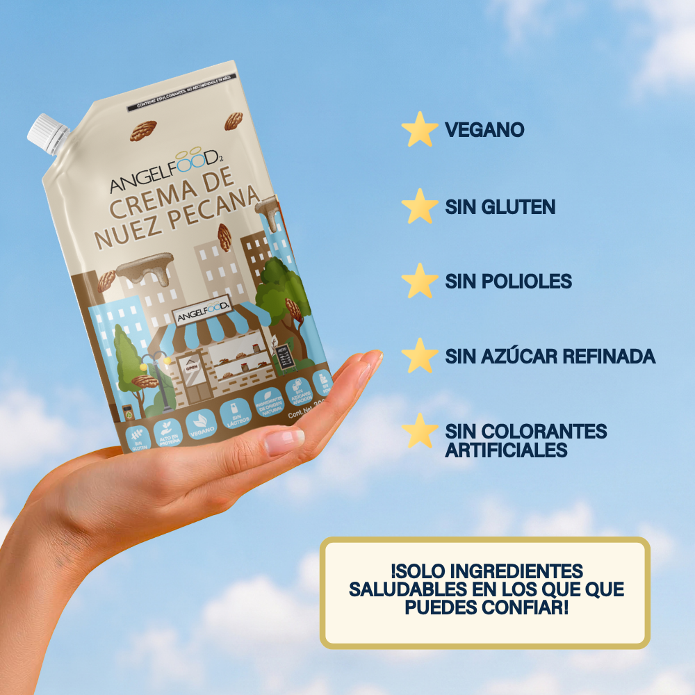 Angelfood Crema de Nuez Pecana 300g