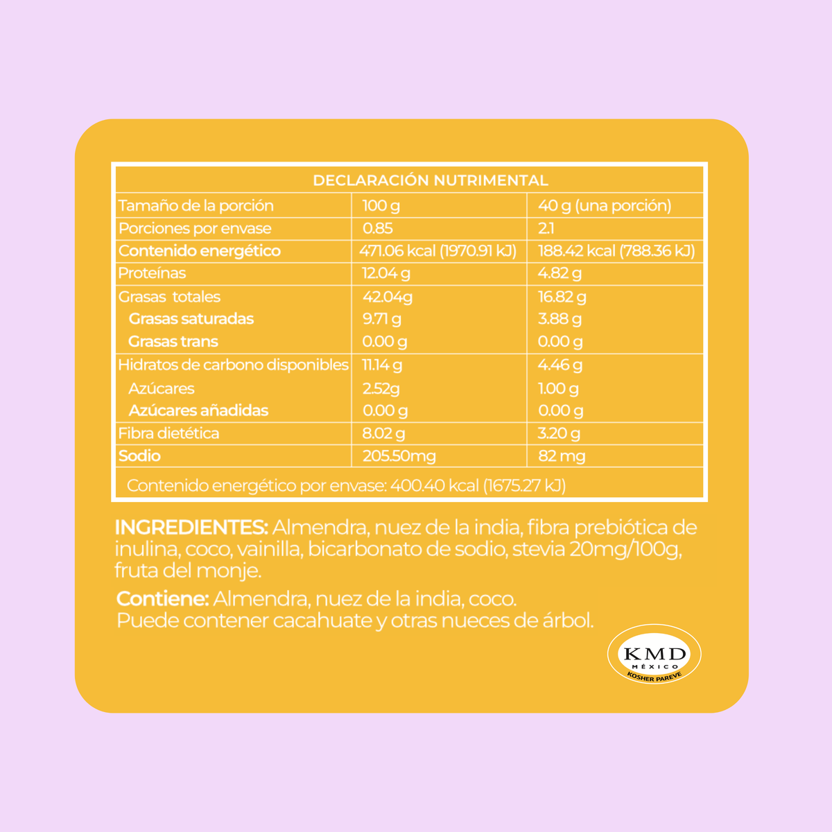 Ketopia Galletas Sin Azúcar Keto Butter Cashew 85g