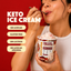 Ketopia Helado Sin Azúcar Keto New York Cheesecake con Fresas 370g