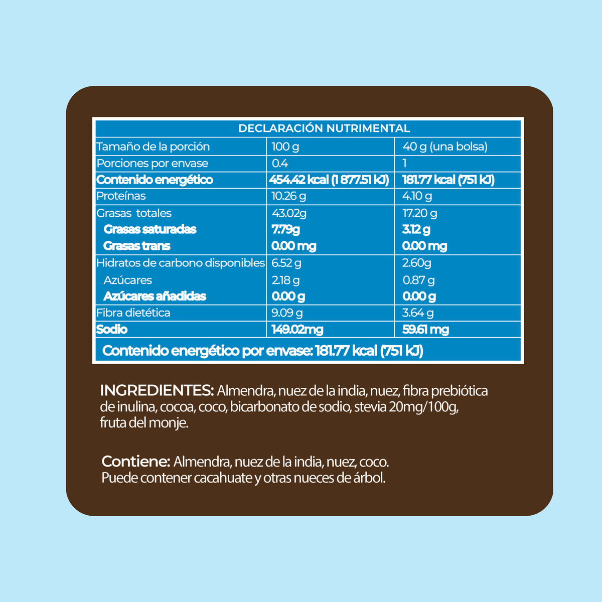 Ketopia Galletas Thins Keto Snack pack Brownie 40g