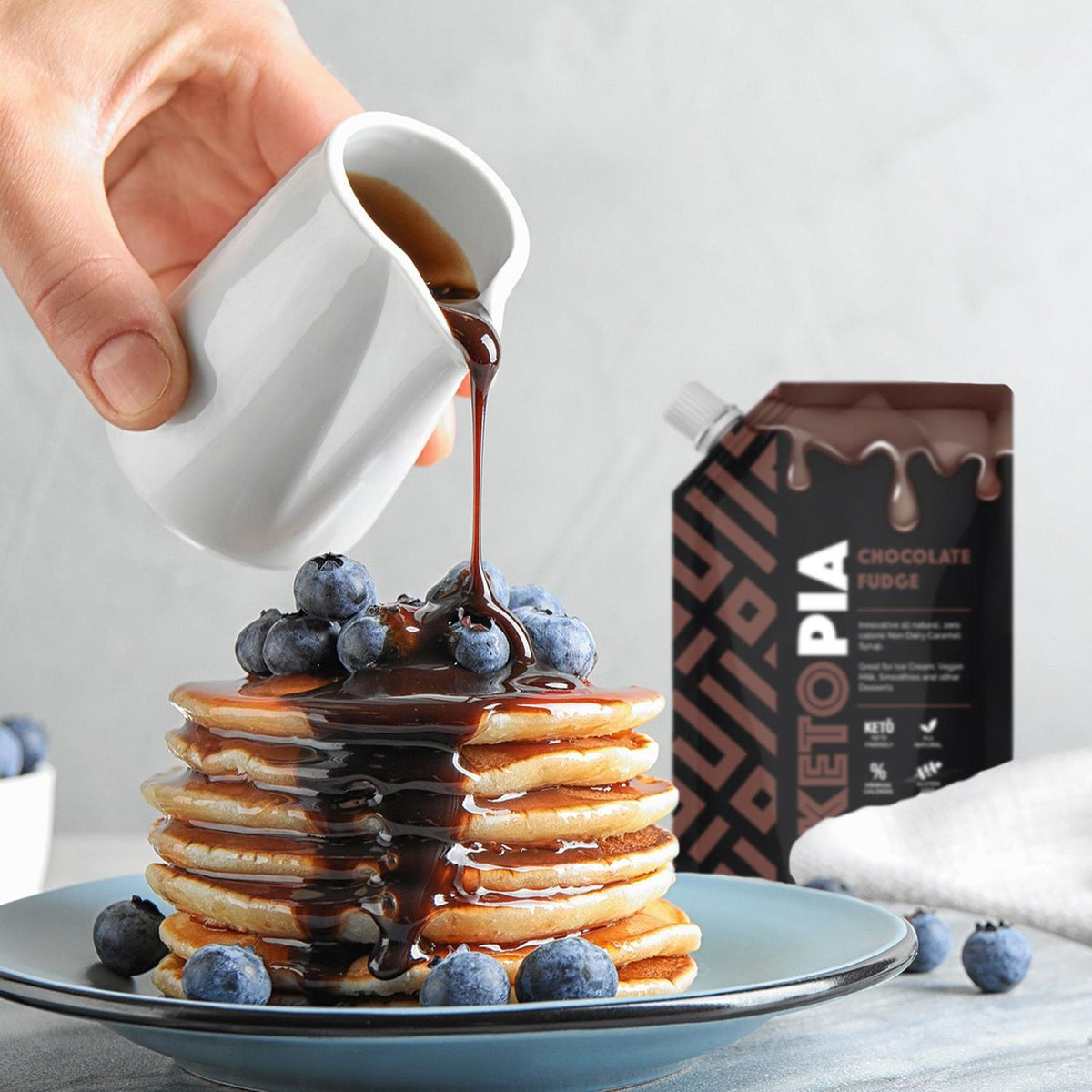 Ketopia Syrup Chocolate Fudge 250g