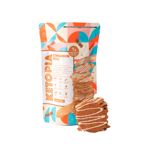 Galletas Keto Almond Thins Cinnamon Roll 100g