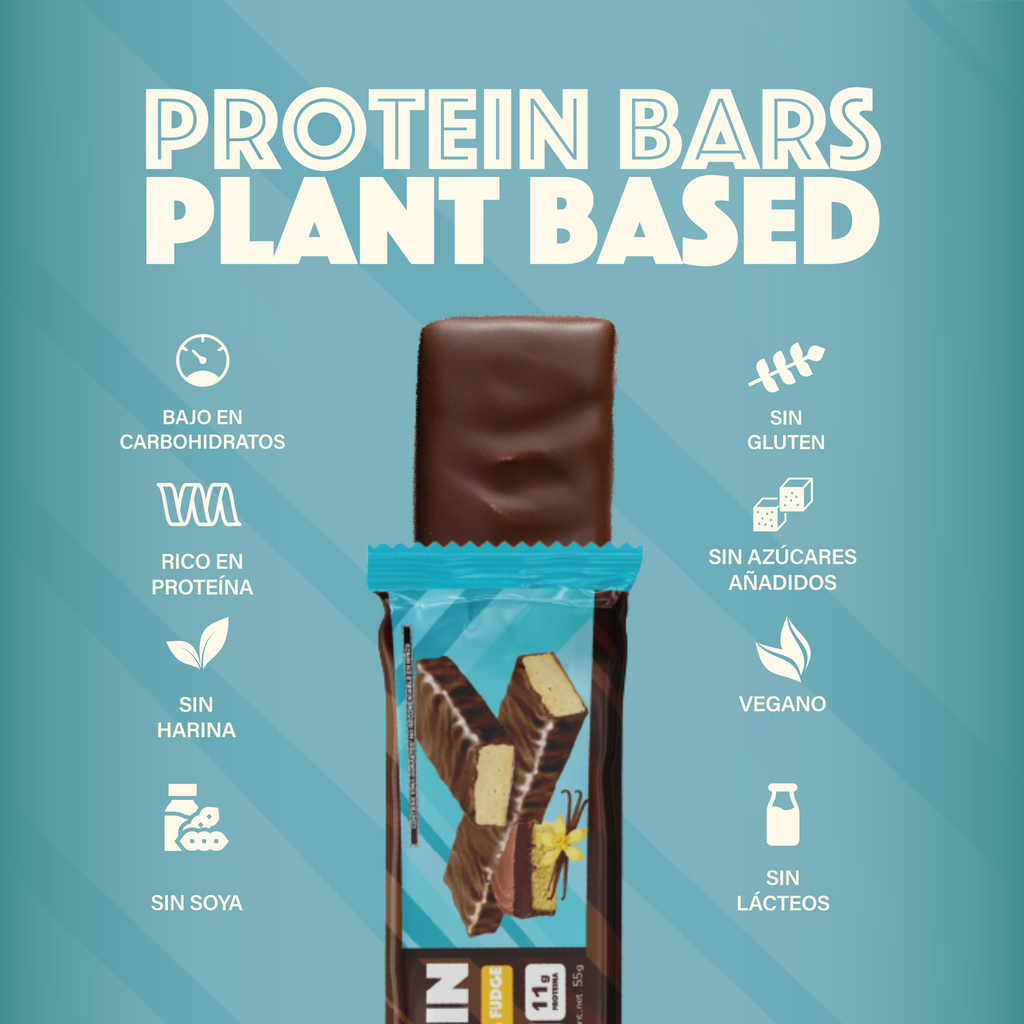 KETOPIA - Barras de Proteina keto 11 g de proteina Fudge Vainilla - 12 Pack - Frozen-Boutique