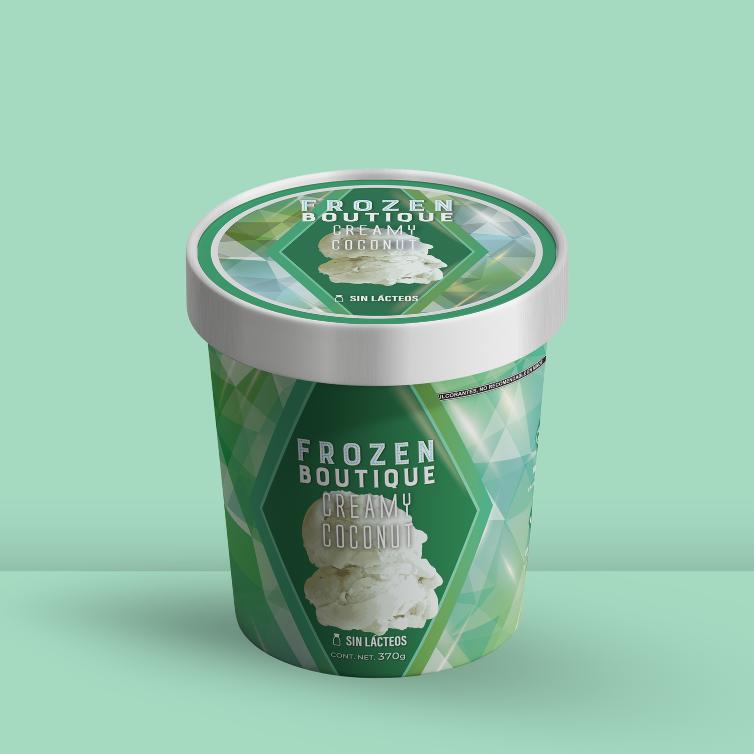 FROZEN BOUTIQUE Helado Vegano Creamy Coconut  370g - Frozen-Boutique