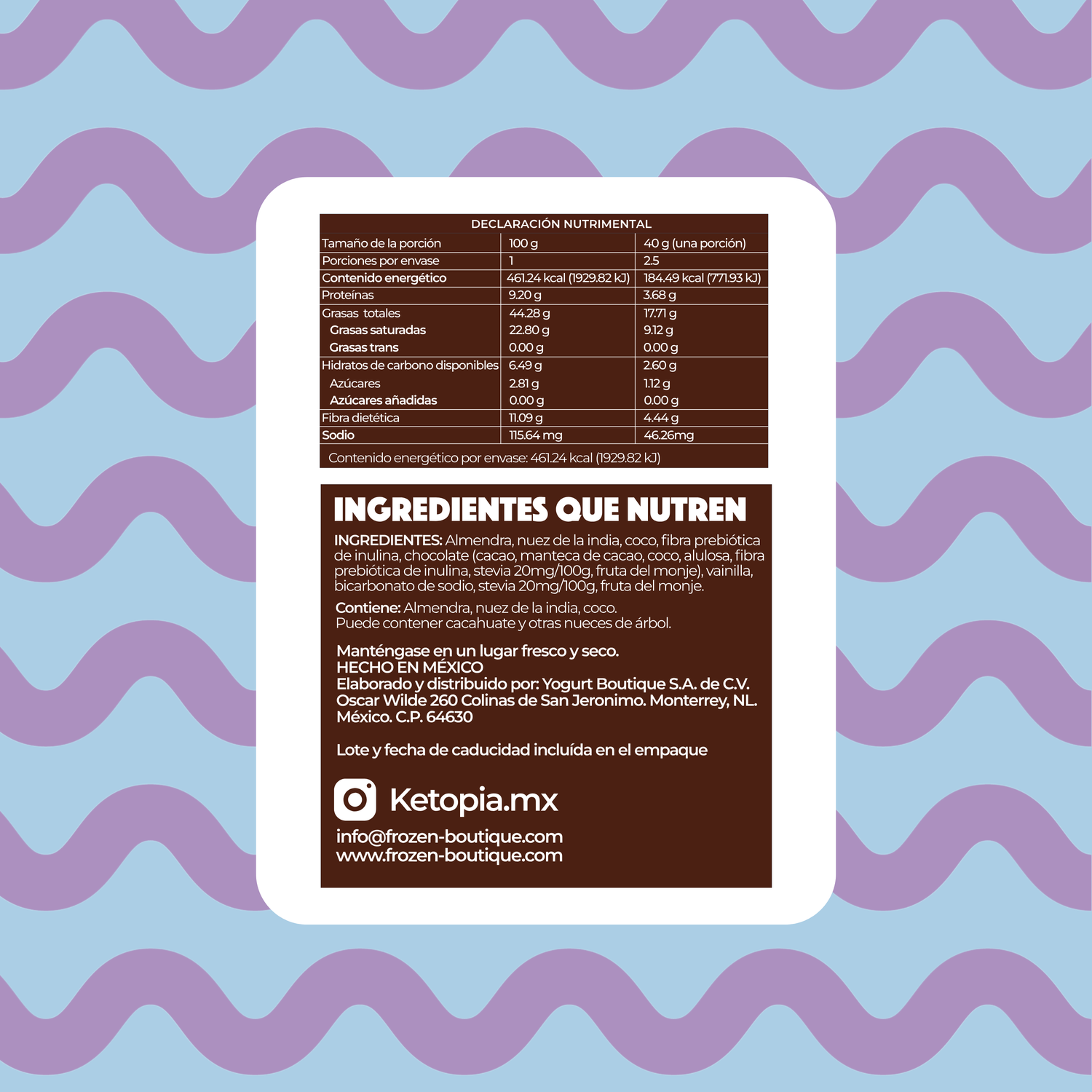 KETOPIA  Galletas Sin Harina Cubiertas de Chocolate Keto Coconut Almond Joy  100g - Frozen-Boutique