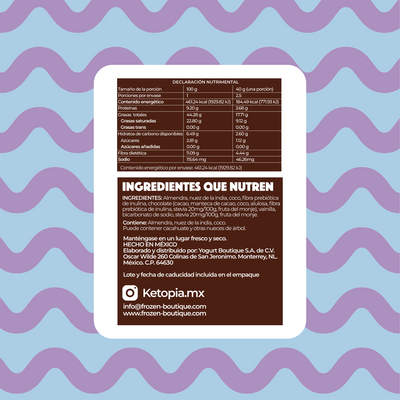 KETOPIA  Galletas Sin Harina Cubiertas de Chocolate Keto Coconut Almond Joy  100g - Frozen-Boutique