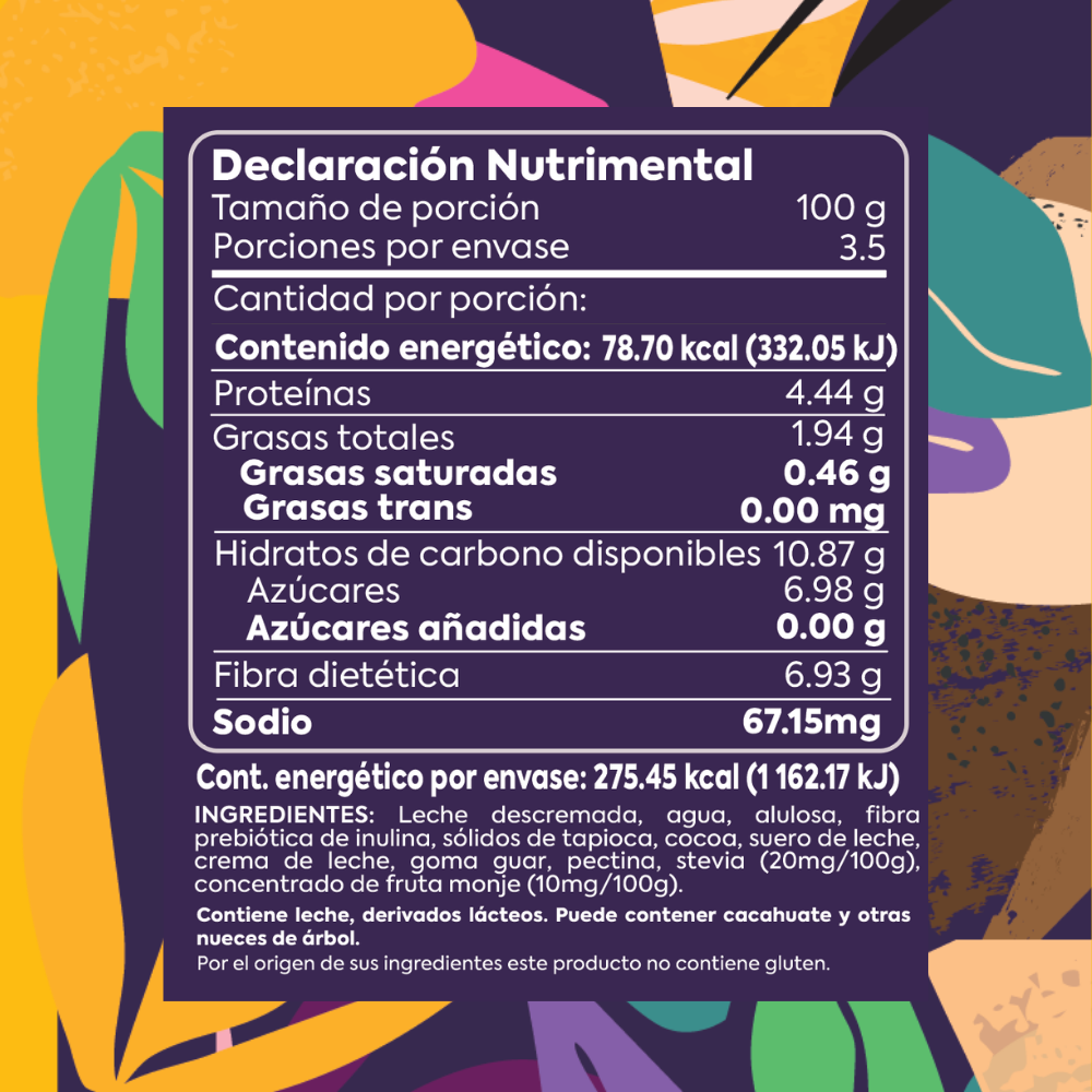 STEVIE Helado Sin Azúcar Chocolate Obscuro  350g