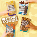 KETOPIA  Galletas Thins Keto de Almendra Chocolate Doble 100g - Frozen-Boutique