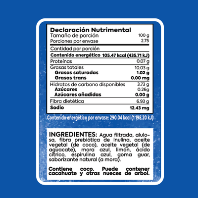 Frozen Boutique Paletas Aciditas Mora Azul Caja 5 Pack 275 g