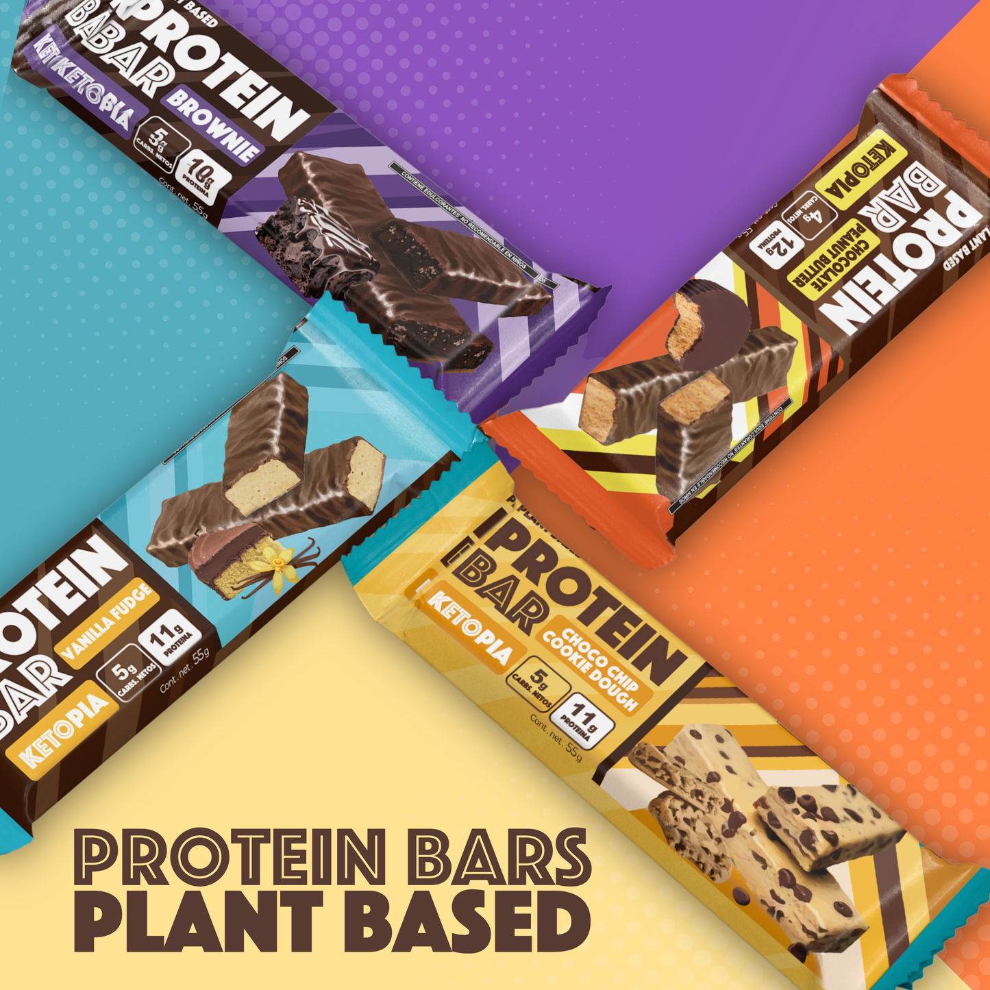 Ketopia Barra de Proteina Ketopia Peanut butter 6 Pack